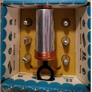 MIRRO VTG CAKE COOKIE DECORATOR KIT 6 TIPS MIRRO ALUMINUM CO USA NIB INSTRUCTION